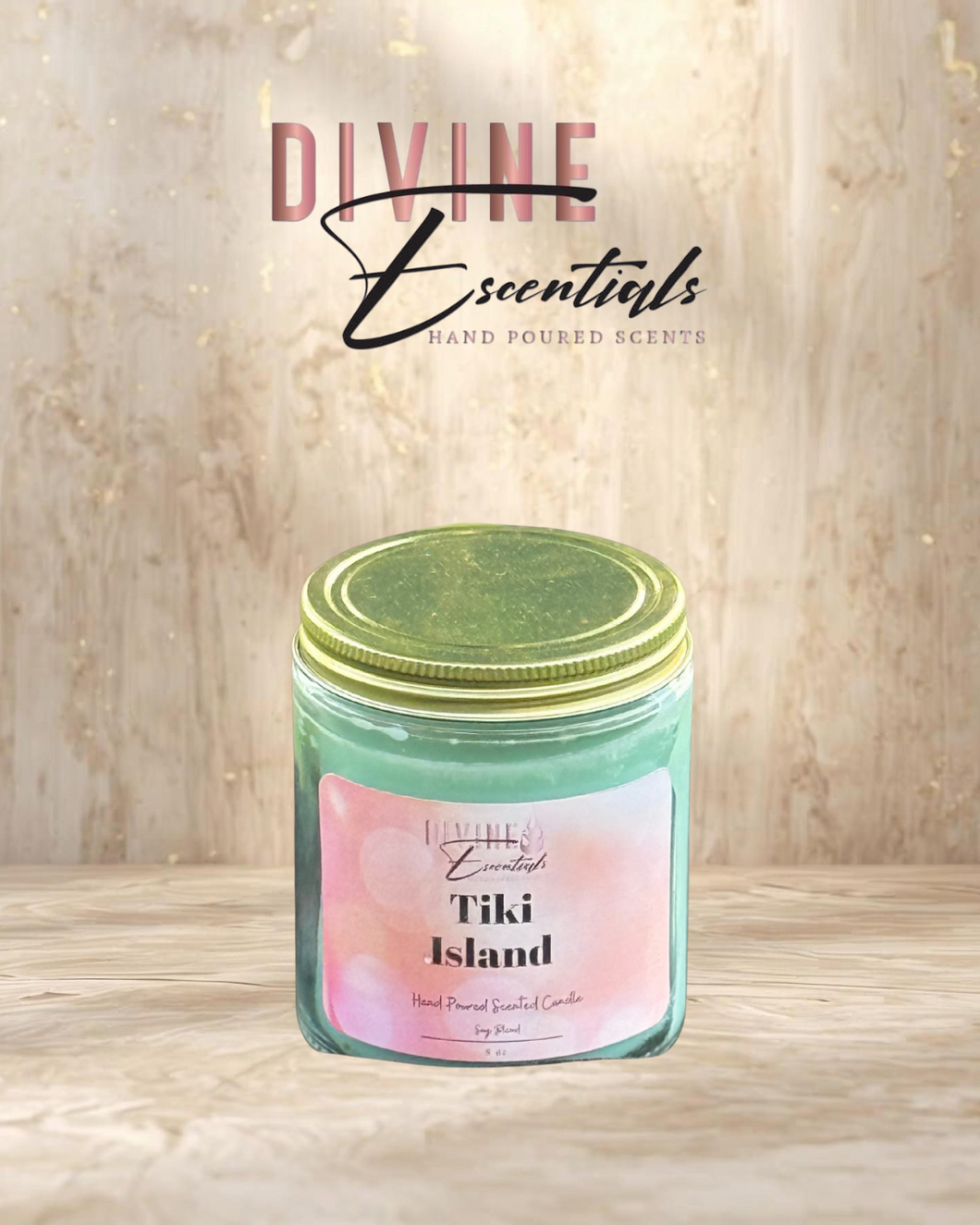 Tiki Island Scented Candle